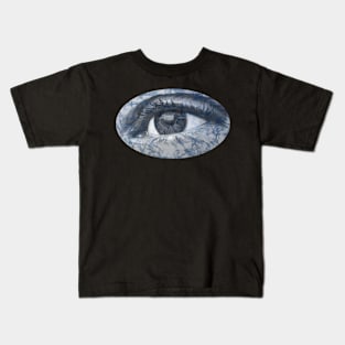 Batik style Eye Kids T-Shirt